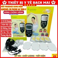 ✅ Máy Massage Xung Điện Aukewel Dr Phone AK-2000V - 8 Miếng Dán, Sạc Pin, Thương Hiệu Đức