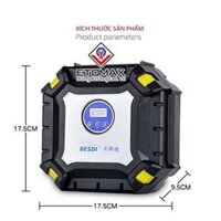 👉 Máy nén khí bơm hơi mini 12v V6 đồng hồ điện tử 🎄