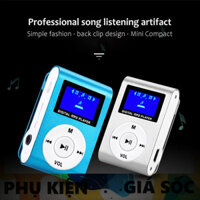 🕐 Máy nghe nhạc MP3 Mini màn hình Led , có hỗ trợ khe cắm thẻ nhớ dùng cho tập thể dục chạy bộ, gym, đi bộ ...[ Tặng kè