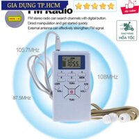 🆕 Máy radio bỏ túi Mini Portable DSP Stereo FM Radio Digital Clock Receiver