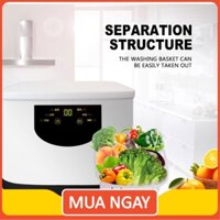 🔰 Máy rửa rau củ quả thực phẩm đảm bảo sức khỏe ozone diệt khuẩn 99.99% gia dụng 8 Lít Simon Shop 🔰