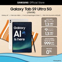 ( Máy tính bảng Galaxy Tab S9 Ultra 5G 256GB - Galaxy AI - S Pen đa nhiệm - Màn hình Dynamic AMOLED )