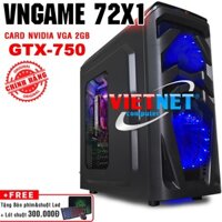 - Máy tính chơi game 72X1 core i7 2600 card GTX-750 RAM 8GB HDD 500GB