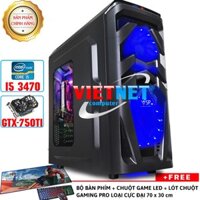 - Máy tính chơi game intel i5 3470 card GTX-750Ti RAM 4GB HDD 500GB