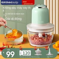 [ 𝐇𝐎𝐓 𝐃𝐄𝐀𝐋]♘✚Máy xay thịt không dây Oaks điện gia dụng nhỏ đa năng tự động đảo băm rau củ tỏi ớt