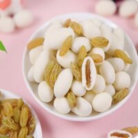 [ Mềm ngon ] Combo 1000g Kẹo socola sữa bọc nho sấy khô dẻo ngon ăn vặt lạ miệng siêu nghiền
