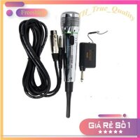 ⚡ Micro Không Dây Kết Hợp Có Dây 2 Trong 1 Đa Năng Xingma AK-308G, Dùng Cho Âm Ly, Loa Kéo Hát Rong Cao Cấp 👉HD Plaza