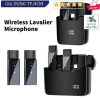 🆕 Micro thu âm không dây khử tiếng ồn cài áo nhỏ gọn Wireless Lavalier Microphone NCC S16