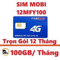 [ MIỄN PHÍ 12 THÁNG ] SIM DATA MOBIFONE 5G 12MFY100 TẶNG 100GB/THÁNG SIÊU VÀO MẠNG FULL TỐC ĐỘ CAO