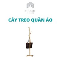 🚛 MIỄN PHÍ SHIP🆓 Cây Treo Quần Áo Đứng Gỗ Thông - Móc Quần Áo Gỗ Thiết Kế Lắp Ráp Hiện Đại