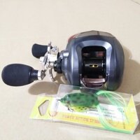 ( miễn phí ship) Máy Câu Ngang Yolo CT150 tay trái máy cực khoẻ - Tặng Kèm 1 Con Nhái Cao Cấp y hình giá rẻ 9kka5rbal
