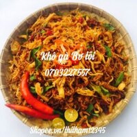 ( MIỄN SHIP Ở HCM) 1KG Khô gà cháy tỏi/ bơ tỏi/ ăn liền, nhà làm siêu ngon,siêu rẻ,chất lượng(dạo/chất/ăn vặt/rong biển