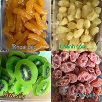 ( MIỄN SHIP Ở HCM) Combo 1KG Mix 4 Vị Ô mai, xí muội( Khoai dẻo/ Đào hồng/ Chanh cốm),( mứt/ đào bao tử/ sỉ/ rẻ)