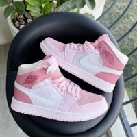 [ MINH KHOA SNEAKER ] GIÀY JORDAN HỒNG BABY CỔ MID FULL BOX f