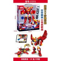 [ MINIFORCE ] ROBOT LẮP RÁP BIỆT ĐỘI SIÊU NHÂN NHÍ MINI AGENT X - PRETA HỎA THẦN