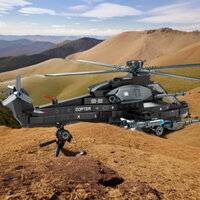 ☆ ★ Mô hình máy bay quân sự Lego tương thích với máy bay trực thăng, đồ chơi giáo dục cho trẻ em, máy bay lắp ráp, quà tặng cho bé trai/3.10