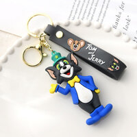 ☆ ★ Móc khóa Anime Tom và Jerry, móc khóa Tom Jerry dễ thương, phụ kiện xe hơi cặp đôi/888