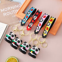 ☆ ★ Móc khóa cặp đôi hoạt hình dễ thương Panda, mặt dây chuyền, túi xe, vòng chìa khóa, quà tặng nhỏ cho Ngày lễ tình nhân/888