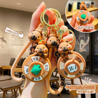 ☆ ★ Móc khóa ô tô hoạt hình búp bê sáng tạo hình capybara, quà tặng nhỏ dễ thương/888