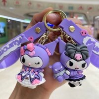 ☆ ★ Móc khóa Sanrio Kuromi, mặt dây chuyền sách, búp bê dễ thương, quà tặng cặp đôi, móc khóa xe, trang trí, quà nhỏ/888