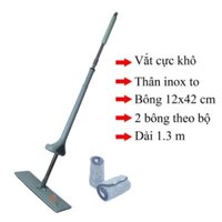 ( Model TV 42) Cây lau nhà tự vắt thông minh 360 độ cao cấp , chổi lau nhà tự vắt không cần thùng lau nhà