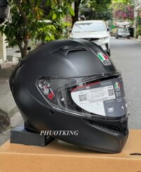 ( Mới 2024) Mũ fullface AGV K3 2 kính tặng pinlock chính hãng