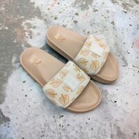 ( MỚI CHÍNH HÃNH) Dép Puma Suede Leatcat - nâu