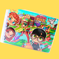 ( MỚI ) Đồ Chơi Bóc Dán Bằng Giấy - Ngôi Nhà Bằng Giấy Thủ Công Toca Life World Phù Thủy Harry Potter T4 - Squishi kurom