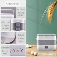 [ Mới ] Hộp Cơm Cắm Điện Văn Phòng 3 Tầng 4 Ngăn Thông Minh Tích Hợp Tự Nấu Chín Giữ Nhiệt Thức Ăn