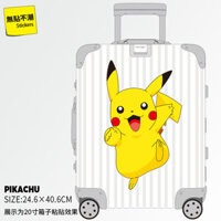 * * Mới *| Tấm Lớn Pokemon Pikachu Chống Nước Hành Lý Miếng Dán Độc Đáo Notebook Ván Trượt Máy Tính Guitar Miếng Dán