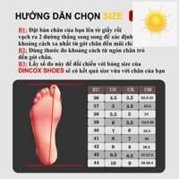 [ Mới về] Giày Sneaker Vải Canvas Nữ Chính Hãng Dincox C20 Grey
