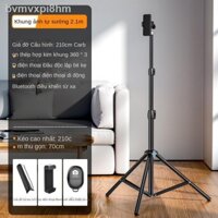 ✔ (Mới về)[Chân đế thép carbon thật] Giá đỡ điện thoại di động Live Tripod Xoay 360 độ Chụp ảnh tạo tác Máy selfie Tam g