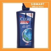[ MÓN NGON MỖI NGÀY ] Dầu gội sạch gàu Clear Men Cool Sport bạc hà 631ml - Sinmart Official Store - SX0107