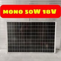 🔥 MONO 50W 18V MỚI VỀ HÀNG 2024 🔥 Tấm Pin Năng Lượng Mặt Trời Mini Mono 50W