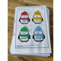 [ MONTESSORI ] Học liệu bóc dán tương tác