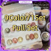 ♕ Mordda 9 màu/1 bộ Maillard Caramel Late Maple Leaf Gel Bộ móng mắt mèo Keo dán quang trị liệu mắt mèo Học viên Nghệ thuật làm móng cho nữ tại Nail Shop UPBEST