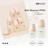 [ MOYUUM ] Bình sữa silicon Moyuum