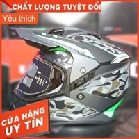 🌠 MŨ BẢO HIỂM CÀO CÀO  FULLFACE YOHE 632A 2 KÍNH