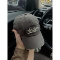 🔥 mũ chống nắng thời trang và đa năng 🔥 Phong cách Hàn Quốc có hàng sẵn Mũ bóng chày nữ y2k hiphop mũ lưỡi trai phong cách xuân hè mới phong cách retro Mỹ ins ◈Đầu sâu chu vi đầu lớn chữ cái mũ bóng chày vành rộng thủy triều nam nữ mũ đen xám mũ hip-hop