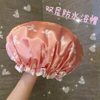 🔥 Mũ tắmm 🔥 Không ướt mặt người lớn mũ trùm đầu nhà bếp Mũ tắm chống thấm nước và chống bẩn Mũ chắn nước 2025 có hàng sẵn Mũ gội đầu không thấm nước mũ tắm co giãn thoải mái trong phòng tắm ❧Mũ tắm hai lớp Mũ tắm chống thấm nước Mũ tắm gia đình Phụ nữ t