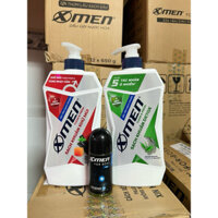 [ MUA 1 CHAI SỮA TẮM TẶNG 1 CHAI LĂN 40ML] SỮA TẮM XMEN SẠCH KHUẨN KHỬ MÙI DETOX 630ML