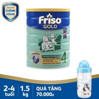 👉 👉 Mua 1 lon Friso Gold 4 900g được tặng 1 bình nước như hình  . Thời gian áp dụng từ 01/12 đến 31/1/2019    Sữa Fris