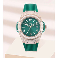[ Mua 1 tặng 1 ] Đồng hồ nữ X-Cer B0611, Dây cao su, Authentic, fullbox, Luxury diamond watch