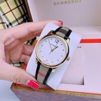 [ Mua 1 tặng 1 ] Đồng hồ nữ BURB€RRY BU10102-1, Size 32mm, dây da, Full box, Luxury diamond watch