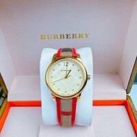 [ Mua 1 tặng 1 ] Đồng hồ nữ BURB€RRY BU10102-3, Size 32mm, dây da, Full box, Luxury diamond watch