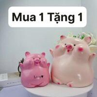 [ MUA 1 TẶNG 1 NHO] Lợn đất BÁNH BAO sz TO,Heo đất tiết kiệm dễ thương tiết kiệm tiền, trang trí, làm quà tặng -  HĐMB04