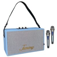 [ MUA 1 TẶNG 2 ] Loa Jammy Bluetooth Hát Karaoke Không Dây DA-128 Tặng Kèm 2 Mic Thiết Kế Nhỏ Gọn Để Bàn Đem Đi Du Lịch