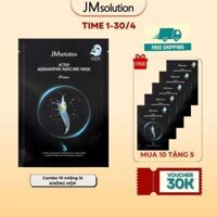 [ MUA 10 TẶNG 5] Combo Mặt Nạ Chống Lão Hóa JMSOLUTION ACTIVE ASTAXANTHIN AGECARE MASK PRIME