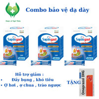 [ MUA 3 TẶNG 1 ] 3 hộp SapasGast ( Hộp 20 gói ) TẶNG  1 hộp 30 viên Omeprazol 20mg.