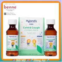 [🇺🇸 Mỹ] Set Hyland’s Naturals Kids Cold & Cough siro ho và cảm cúm ngày và đêm của Mỹ